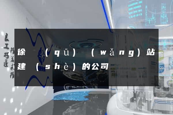 徐匯區(qū)網(wǎng)站建設(shè)的公司