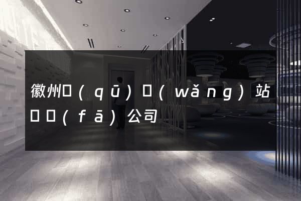 徽州區(qū)網(wǎng)站開發(fā)公司