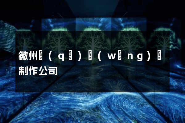 徽州區(qū)網(wǎng)頁制作公司