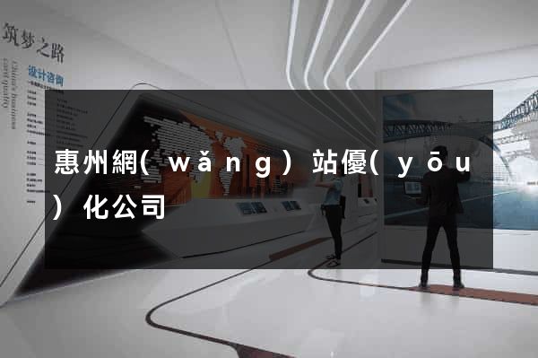 惠州網(wǎng)站優(yōu)化公司