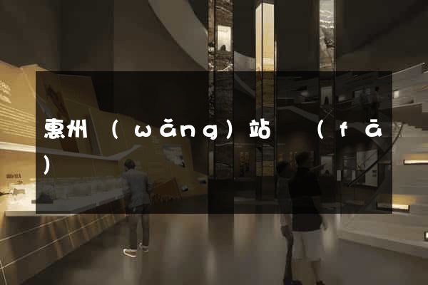 惠州網(wǎng)站開發(fā)