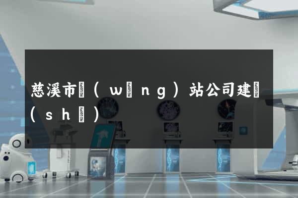 慈溪市網(wǎng)站公司建設(shè)