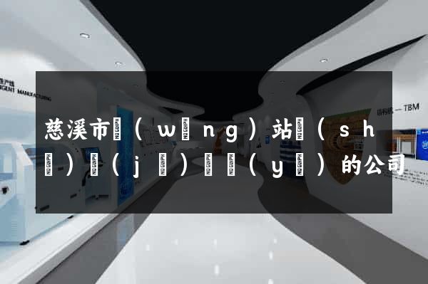 慈溪市網(wǎng)站設(shè)計(jì)專業(yè)的公司
