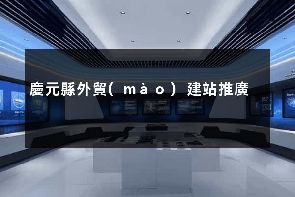 慶元縣外貿(mào)建站推廣