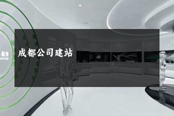 成都公司建站