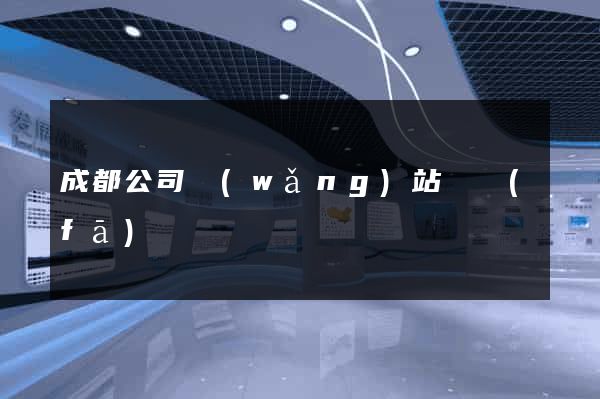 成都公司網(wǎng)站開發(fā)