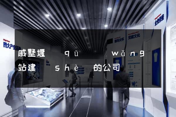 戚墅堰區(qū)網(wǎng)站建設(shè)的公司
