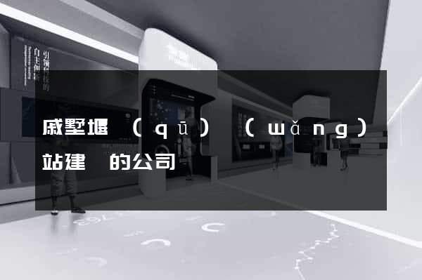 戚墅堰區(qū)網(wǎng)站建設的公司