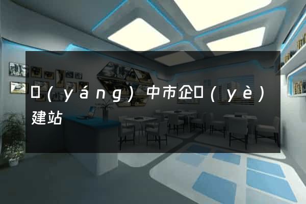 揚(yáng)中市企業(yè)建站