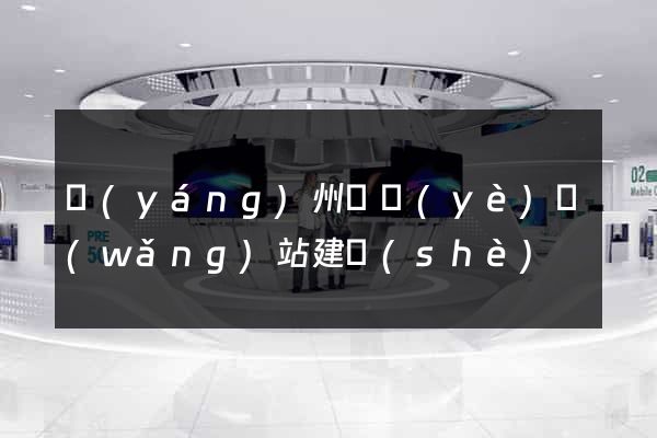 揚(yáng)州專業(yè)網(wǎng)站建設(shè)
