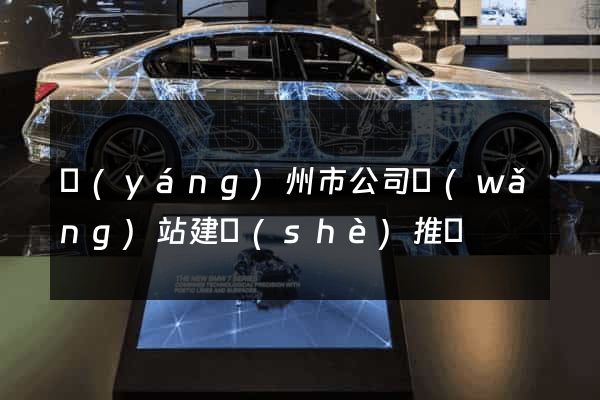 揚(yáng)州市公司網(wǎng)站建設(shè)推廣