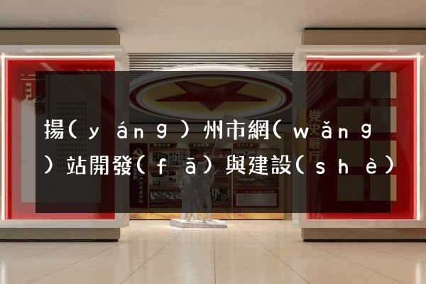 揚(yáng)州市網(wǎng)站開發(fā)與建設(shè)