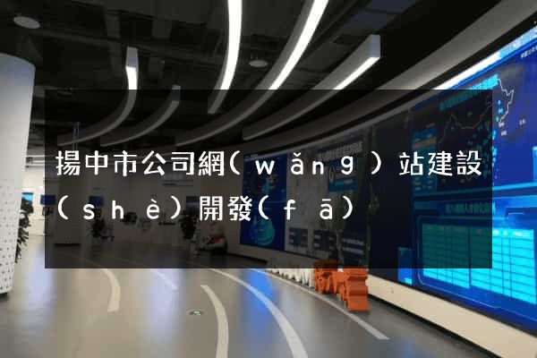 揚中市公司網(wǎng)站建設(shè)開發(fā)