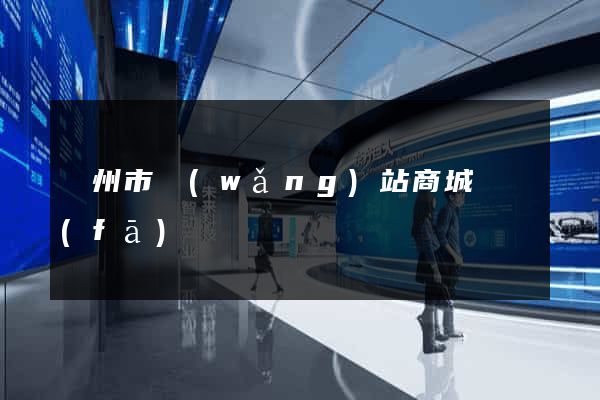 揚州市網(wǎng)站商城開發(fā)