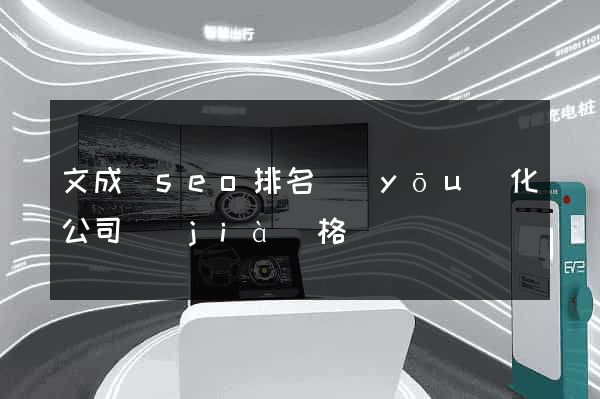 文成縣seo排名優(yōu)化公司價(jià)格