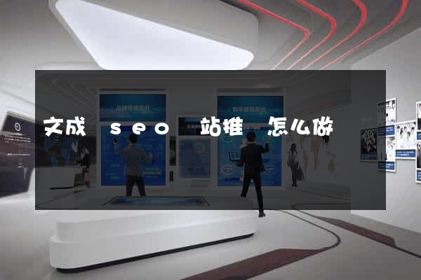 文成縣seo網站推廣怎么做