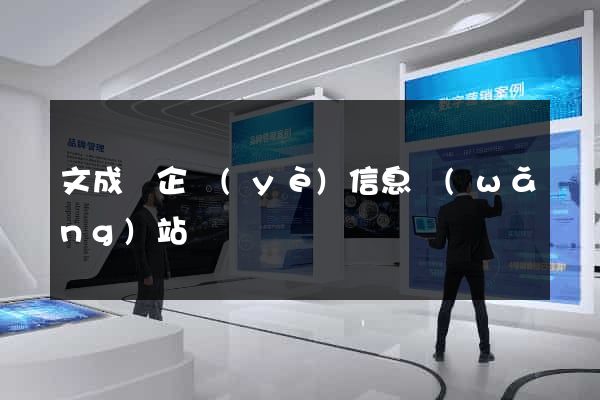 文成縣企業(yè)信息網(wǎng)站