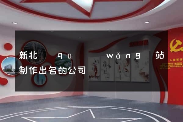 新北區(qū)網(wǎng)站制作出名的公司