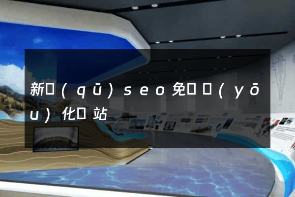 新區(qū)seo免費優(yōu)化網站
