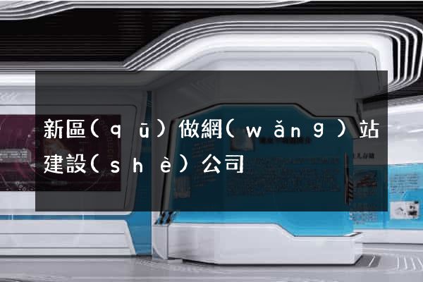 新區(qū)做網(wǎng)站建設(shè)公司