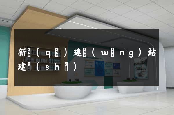 新區(qū)建網(wǎng)站建設(shè)