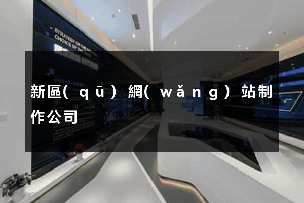 新區(qū)網(wǎng)站制作公司