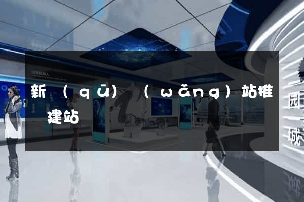 新區(qū)網(wǎng)站推廣建站