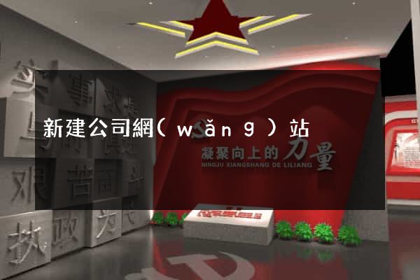 新建公司網(wǎng)站