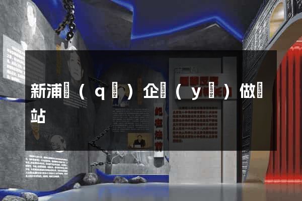新浦區(qū)企業(yè)做網站