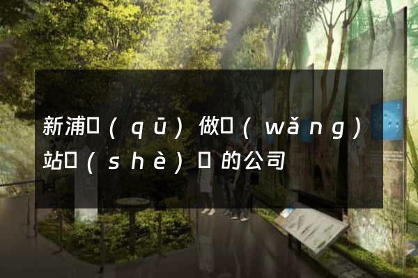 新浦區(qū)做網(wǎng)站設(shè)計的公司
