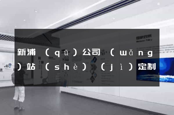 新浦區(qū)公司網(wǎng)站設(shè)計(jì)定制