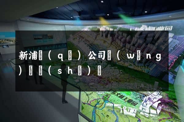 新浦區(qū)公司網(wǎng)頁設(shè)計