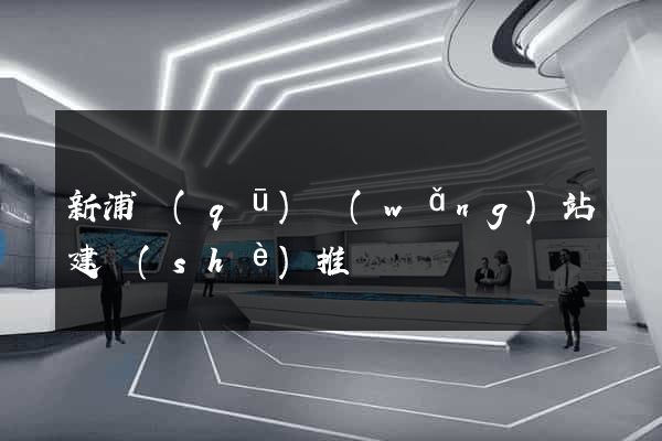 新浦區(qū)網(wǎng)站建設(shè)推廣