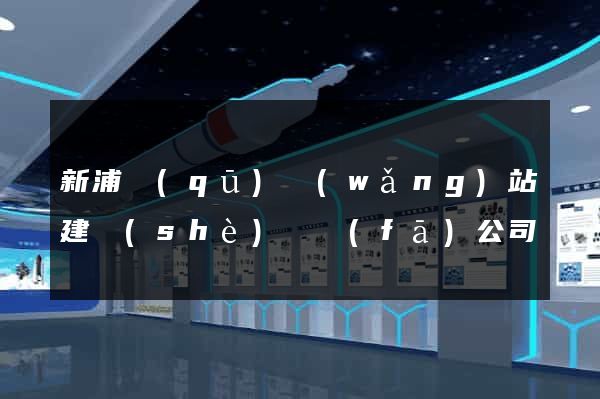 新浦區(qū)網(wǎng)站建設(shè)開發(fā)公司