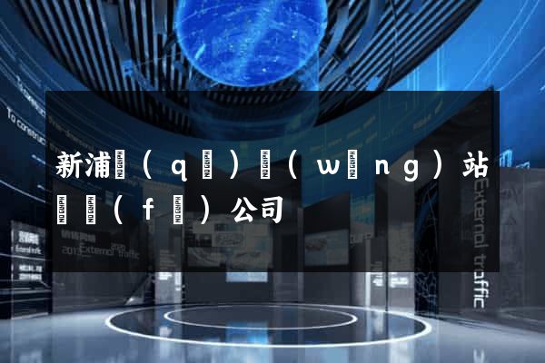 新浦區(qū)網(wǎng)站開發(fā)公司