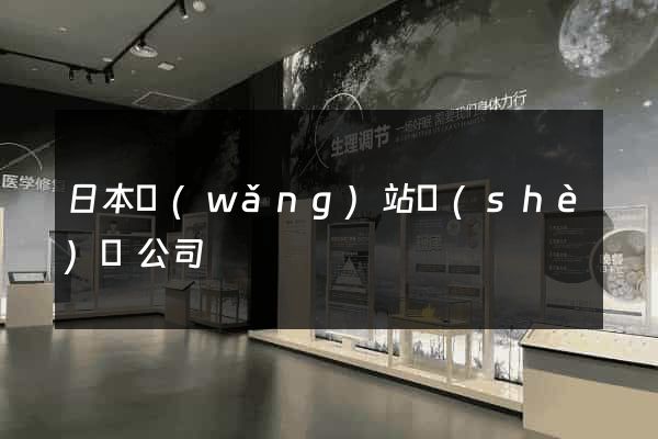 日本網(wǎng)站設(shè)計公司