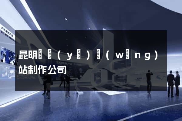 昆明專業(yè)網(wǎng)站制作公司