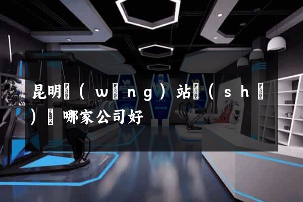 昆明網(wǎng)站設(shè)計哪家公司好
