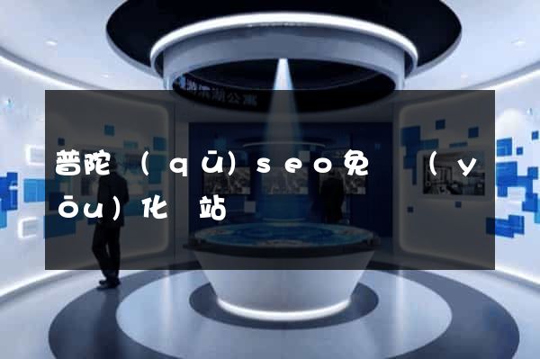 普陀區(qū)seo免費優(yōu)化網站