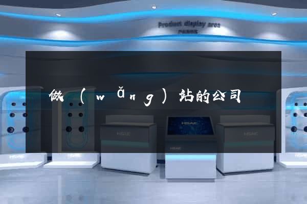 會做網(wǎng)站的公司