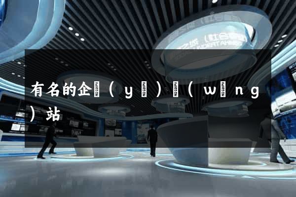 有名的企業(yè)網(wǎng)站