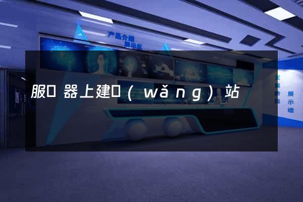 服務器上建網(wǎng)站