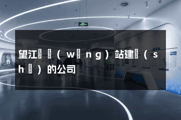 望江縣網(wǎng)站建設(shè)的公司