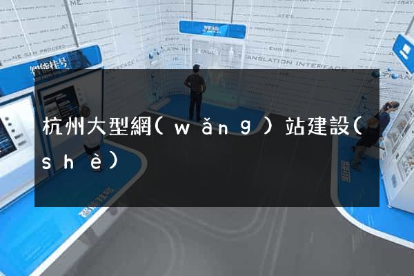 杭州大型網(wǎng)站建設(shè)