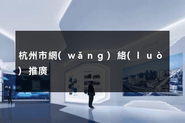杭州市網(wǎng)絡(luò)推廣