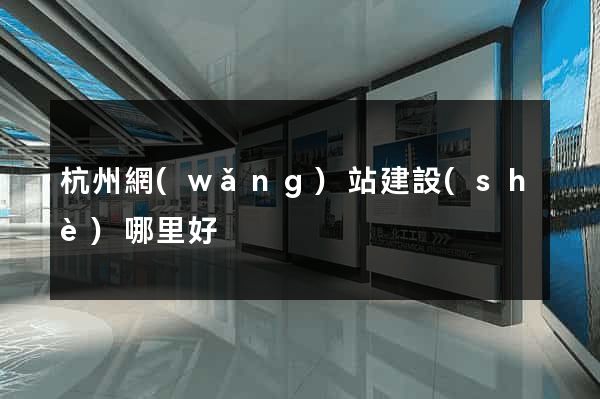 杭州網(wǎng)站建設(shè)哪里好