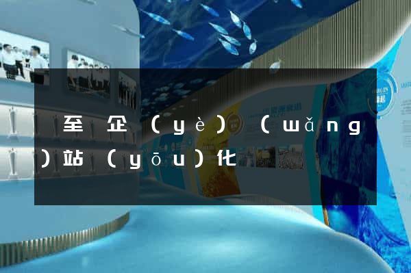 東至縣企業(yè)網(wǎng)站優(yōu)化
