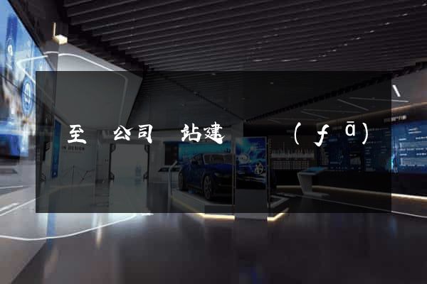 東至縣公司網站建設開發(fā)