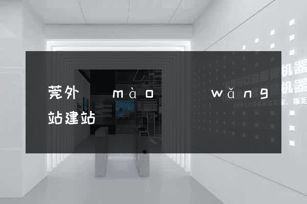 東莞外貿(mào)網(wǎng)站建站