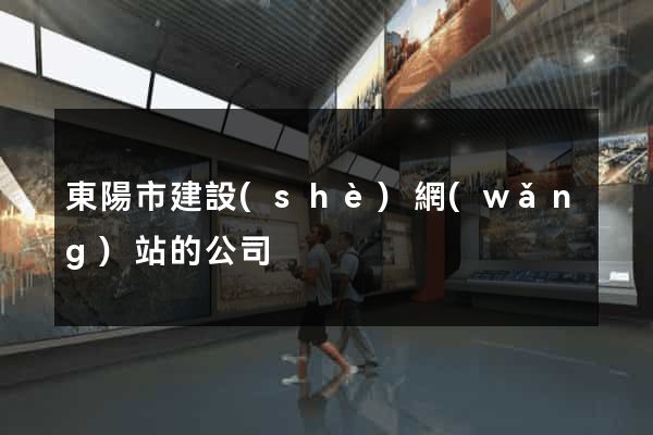 東陽市建設(shè)網(wǎng)站的公司